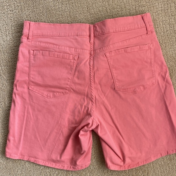 Code Bleu Chelsea High Rise‎ 5 Pocket Stretch Denim Shorts - Size 14 - Orange - Picture 5 of 7